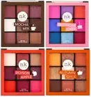 NICKA K 9 COLOR EYESHADOW PALETTE SHIMMER MATTE NON-CREASING ALL DAY WEAR