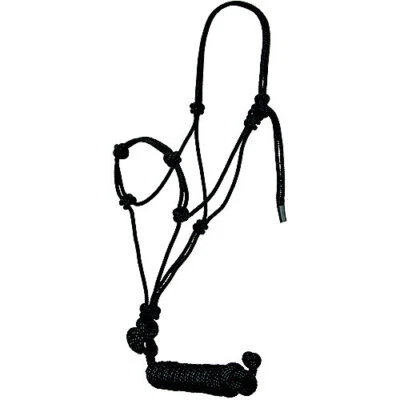 Mustang Yearling Knotted Training Halter w/Lead