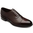 Loake Mens Stonegate Shoes Scorched Walnut Burnished Leather Sizes 8 To 11