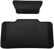 Motorcycle Back top Box case Sponge PU Leather Top Case Backrest Cushion, Trunk Passenger Back Pad, Motorcycle Tail Box Butt Pad Motorbike Storage(L)