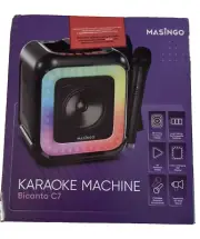 Portable Karaoke Machine for Kids & Adults, 2 Wireless Bluetooth Microphones NEW
