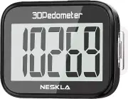 Fitness Pedometer Activity Walking Steps Tracker Counter With Clip Digital