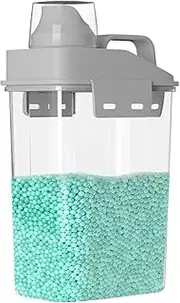 Detergent Dispenser,Detergent Holder with Lid for Laundry Pod | Large Capacity Scent Booster Beads Dispenser, Fabric Softener Dispenser for Softener Beads