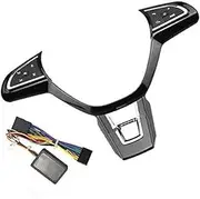 Vuzmode Car Cruise Control Button, for Skoda, for Superb, for Yeti, for Rapid, for Octavia, Car Accessories Multifunction Steering Wheel Control Switch Volume Phone Audio Button Steering Wheel Control