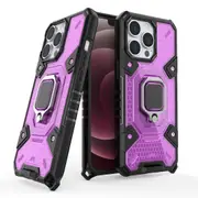 For iPhone13 Pro Phone Case With Ring Holder Kickstand - Purple