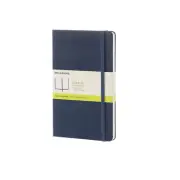 Moleskine Sapphire Blue Notebook Plain Student Planner Pad L Classic Hard Cover
