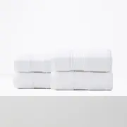 Renee Taylor Brentwood Low Twist 4 Pack Bright Bath Sheet