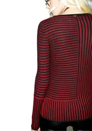 [For Love & Lemons] Switch Stripe Sweater