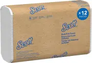 Scott® Multifold Paper Towels (03650), 9.2" X 9.4" Sheets, White, 250 Sheets