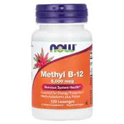 NOW Foods, Methyl B-12, 5,000 mcg, 120 Lozenges