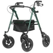 Deluxe ELENKER Rollator Walker Medical Aid Heavy Duty Upright Rolling Walking US