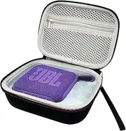 Case for JBL GO 4 Portable Speaker, (Case Only!) Hard Protective Travel Carrying Storage Case Bag Compatible with Charger and USB Cable