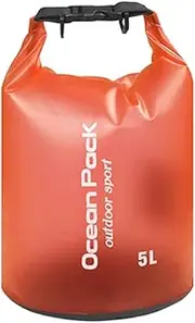 [Generic] 2L / 5L / 10L / 15L / 20L Foldable PVC Dry Bag Backpack for Swimming Rafting Kayaking Boating Fishing Storage Bag 5L