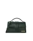 Jacquemus Le Chiquito Long Patent Leather Shoulder Bag Women Green