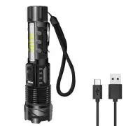 High Lumens 15000000LM Flashlights Super Bright Rechargeable 7 Modes LED Flash