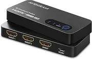HDMI Switch 8k@60hz Splitter, AVIDGRAM Bidirectional HDMI Switcher 2 in 1 Out, Splitter 1 in 2 Out, Support 4K@120hz, Compatible with PS5, XSX, UHD TV, Monitor, Projector (1 Display at a time)