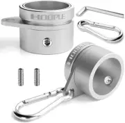 2pcs Flag Pole Ring Aluminum Alloy for 0.75-1 in Pole 360° Rotating Tangle Free