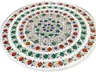 Multicolor Stone Restaurant Table / Marble Conference Table / Dining Table Top