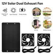 Solar Powered Panel Exhaust Fan 10W Greenhouse Roof Attic Shed Air Ventillation