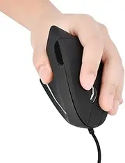 Wired Vertical Mouse, 1600DPI Adjustable Left Hand Mice with 6 Programmable Buttons, Ergonomic Wrist Gaming Mouse for Win 2000 XP 7 8 Vista 98 ME for Mac OS