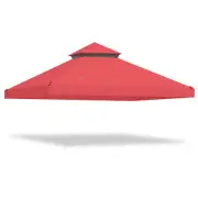 Yescom 10x10 Ft 2-Tier Canopy Top Replacement for Crescent TJSG081 Gazebo Cover
