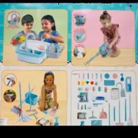 在飛比找蝦皮購物優惠-《二手》PlayGo二手廚房掃除玩具組