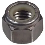 12 Pack Nylon Insert Lock Nut,Stainless Steel,Coarse Thread,50-Pk.,0.25-20 82972