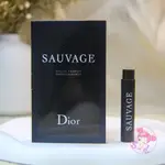 DIOR 迪奧 曠野淡香精 SAUVAGE 男士淡香精 1ML 全新 原版試管香水 隨身噴瓶