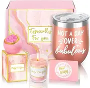 Sheinly Birthday Pamper Gift Set for Women, Self Care Package with Relaxation Spa Bath Set, Hamper, Wellbeing & Get Well Soon Gifts for Women, Mum, Bestie, Girlfriend, Friends, Sister, Wife, Coworkers