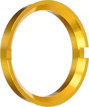 U66557 HUB Centric Ring 2.6/2.2 inches (66.5/57 mm), Set of 2, Brim (Benz/Audi), Aluminum/Gold