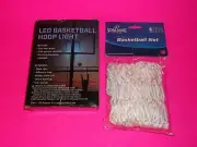 SPALDING NBA ALL WEATHER BASKETBALL NET/LED HOOP LIGHT BY TRAXX