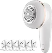 Fabric Shaver, Rechargeable Lint Remover with 6-Blades and Electrostatic