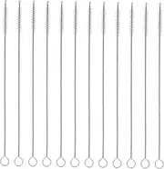 Hohopeti 12pcs Straw Cleaner Brush Pipe Cleaning Brush for Easy Portability and Cleaning of Drinking Straws and Water Bottles
