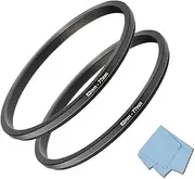 WH1916 82mm-77mm Step Down Ring [82mm Lens to 77mm Filter] 2 Pack, Camera Lens Filter Adapter Ring Lens Converter Accessories