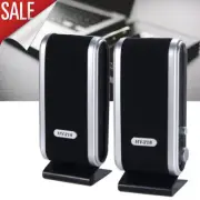PC Computer Speakers 2.0 Stereo USB 3.5 mm Jack Desktop Laptop Clear Sound New