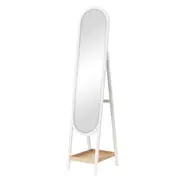 Cooper & Co. Harper 160cm Standing Arch Mirror With Shelf White