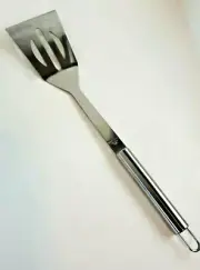 Hangable Stainless Steel Slotted Spatula / Turner 14" - NEW