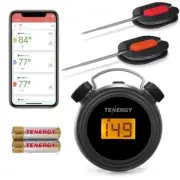 Tenergy Timers + Thermometer 3"X1"X3" Heat Resistant Handle Stainless Steel Gray