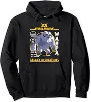 [STAR WARS] Galaxy Of Creatures Wampa Information Poster Pullover Hoodie