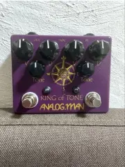 Analog.Man King of Tone Clone Overdrive Pedal New Unused w/ Treble & DIP