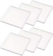 Yamazaki Home Coasters (Set of 6) Silicone | Square | Tabletop, White
