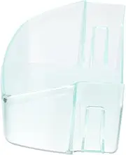 Cabilock Refrigerator Side Door Organizer Fridge Slide Organizers Freezer Side Door Box Easy to Install Storage