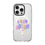 iPhone 16 Pro Clear Case MagSafe Compatible Very Asian Typography