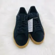 Brand New Mens ADIDAS STAN SMITH CREPE Black Gum Originals Black Size 8 Men