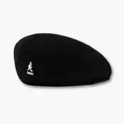 Kangol Wool 504 Flat Cap Men Women Casual Woolen Beret Hat Winter Newsboy Caps Black and White L
