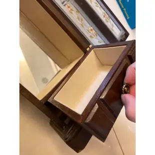 二手 古董化妝盒 飾品箱 收納盒