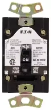 MST02SN Cutler Hammer MS Series Motor Starter 2 pole 1 phase 277V 120V coil