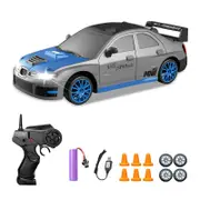 Catzon 1/24 RC 4WD Drift Car 2.4GHz High Speed with Cool Lights for Kids-6