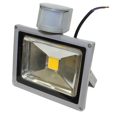 GLW 20w LED Motion Sensor Detector Flood Light PIR Outdoor Lamp IP65 WARM WHITE