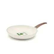 Greenpan 28cm Aluminium Wood-Be Frying Pan Home/Kitchen Cookware Cream White